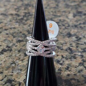 Bomb Party RBP7185 "She's Fire and Ice" Diamond Cubic Zirconia Sz 6